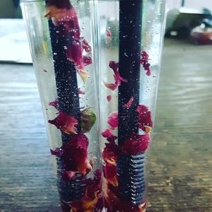 Rose infused eyelash oil